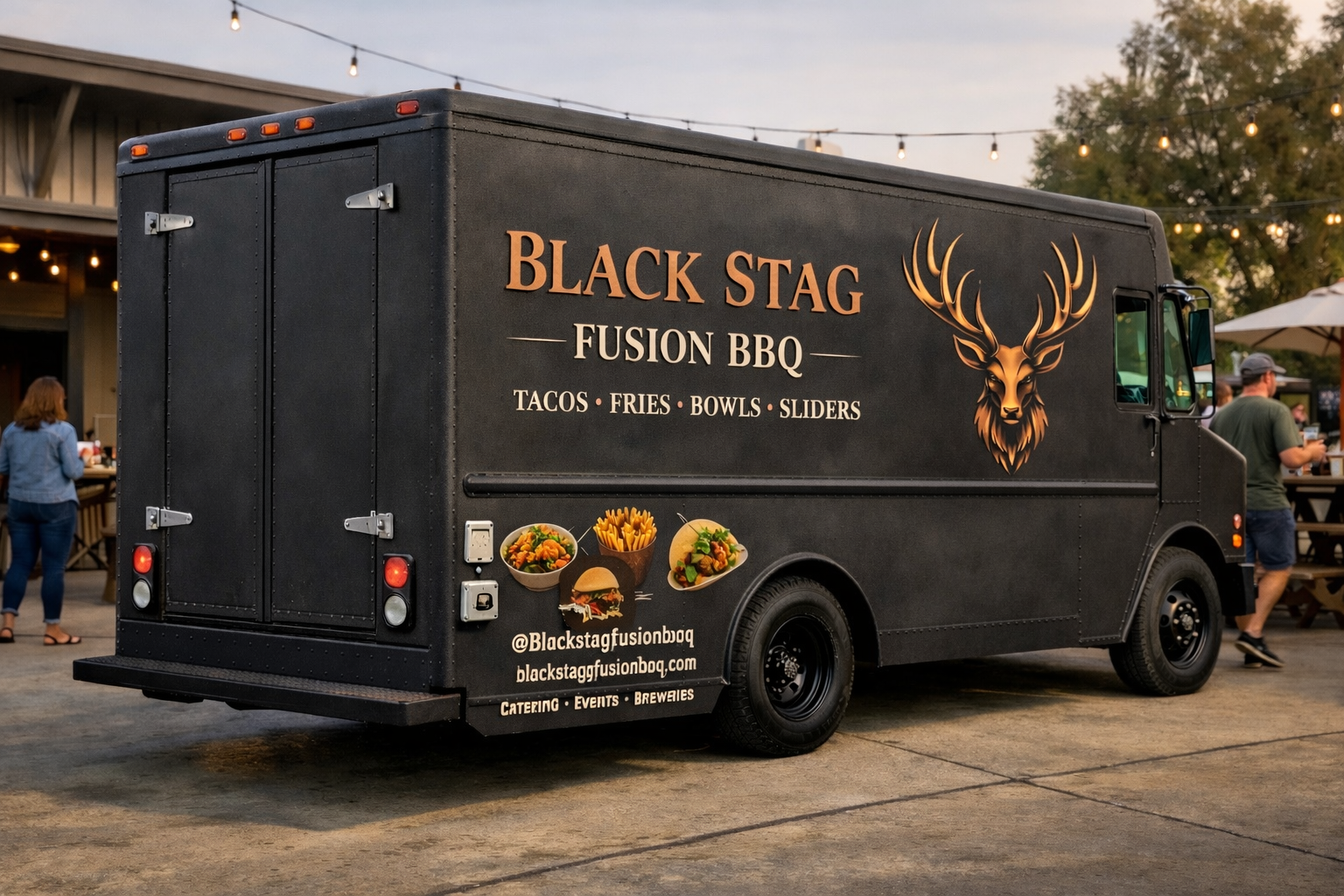Black Stag Fusion BBQ truck